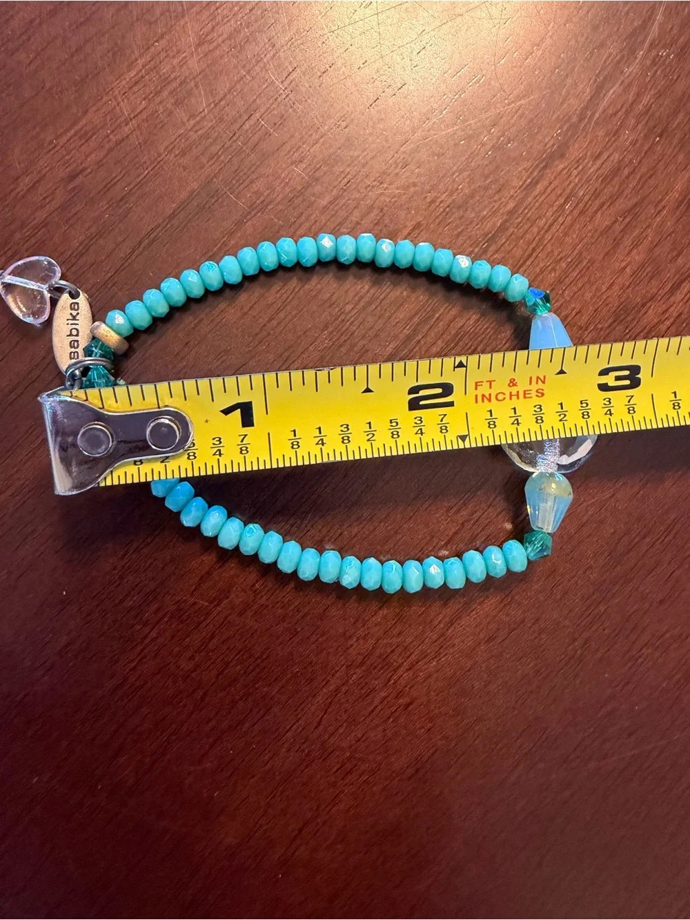 Sabika Turquoise Beaded Stretch Bracelet